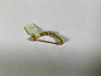 14 karaats geelgouden broche - afbeelding 2 van  4