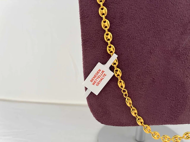 14 karaats geelgouden collier - afbeelding 2 van  2
