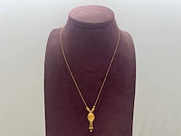 14 karaats geelgouden collier - afbeelding 1 van  3