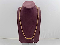 14 karaats geelgouden collier
