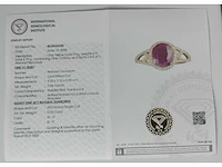 14 karaats geelgouden ring met 2,77 crt. diamant - afbeelding 5 van  5