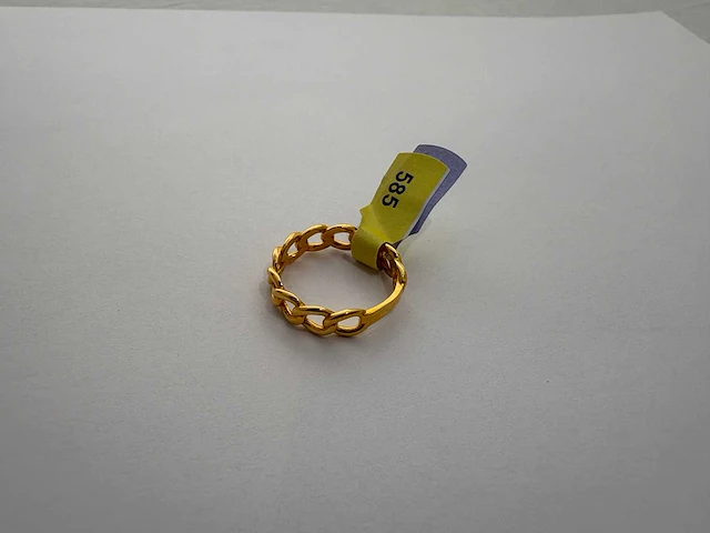 14 karaats geelgouden ring - afbeelding 1 van  2