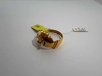 14 karaats geelgouden ring - afbeelding 1 van  2