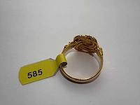 14 karaats geelgouden ring - afbeelding 3 van  3