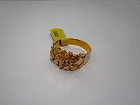 14 karaats geelgouden ring - afbeelding 1 van  2
