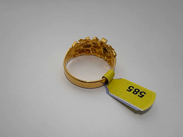 14 karaats geelgouden ring - afbeelding 2 van  2