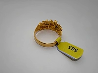 14 karaats geelgouden ring - afbeelding 2 van  2