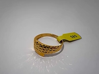 14 karaats geelgouden ring - afbeelding 1 van  2