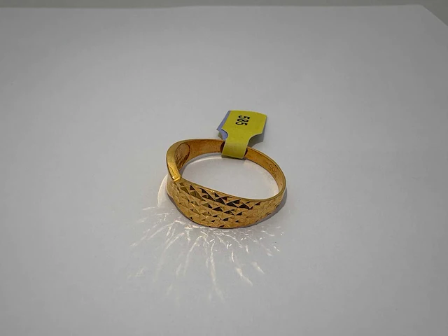 14 karaats geelgouden ring - afbeelding 1 van  3