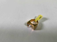 14 karaats geelgouden ring - afbeelding 1 van  3