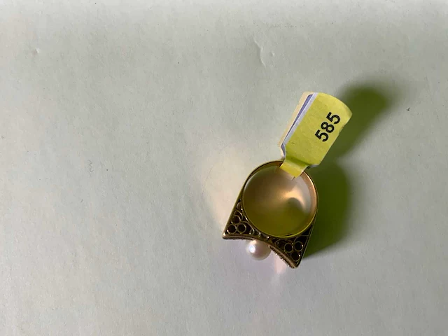 14 karaats geelgouden ring - afbeelding 3 van  3