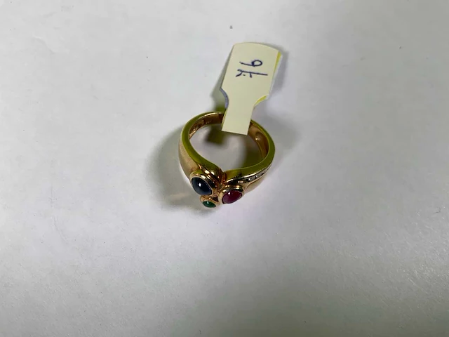 14 karaats geelgouden ring - afbeelding 3 van  3