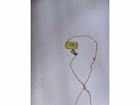 14 karaats rosegouden collier met hanger met opaal - afbeelding 3 van  3