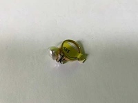 14 karaats wit en geelgouden ring - afbeelding 3 van  3