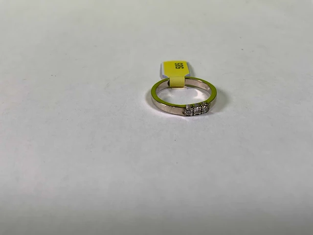 14 karaats witgouden rijring - afbeelding 3 van  3