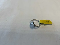 14 karaats witgouden slagring - afbeelding 1 van  4