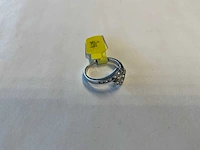 14 karaats witgouden slagring - afbeelding 2 van  4