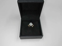 14 krt. geel gouden ring met 3,08 crt. diamant f-vs2 met certificaat - afbeelding 10 van  10