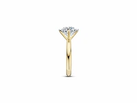 14 krt. geel gouden ring met 3,08 crt. diamant f-vs2 met certificaat - afbeelding 7 van  7