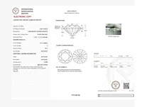 14 krt. geel gouden ring met 5,01 crt. diamant f-vs2 met certificaat - afbeelding 5 van  10