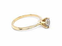 14 krt. geel gouden ring met diamant 0,97 crt. naturel - afbeelding 6 van  11