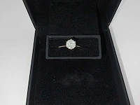 14 krt. geel gouden ring met diamant 0,98 crt. naturel - afbeelding 4 van  11