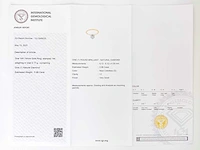 14 krt. geel gouden ring met diamant 0,98 crt. naturel - afbeelding 5 van  11