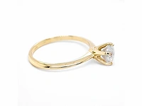 14 krt. geel gouden ring met diamant 0,98 crt. naturel - afbeelding 7 van  11