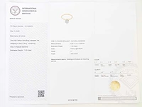 14 krt. geel gouden ring met diamant 1,03 crt. naturel - afbeelding 6 van  11