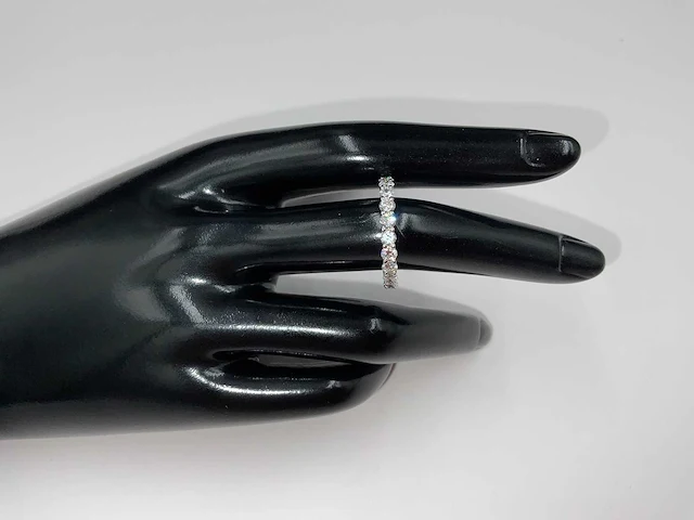 14 krt. geel gouden ring met diamant 2,46 crt. - afbeelding 3 van  11