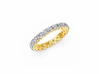 14 krt. geel gouden ring met diamant 2,46 crt. - afbeelding 5 van  11