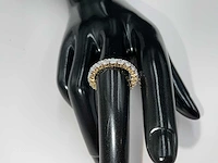 14 krt. geel gouden ring met diamant 2,46 crt. - afbeelding 8 van  11