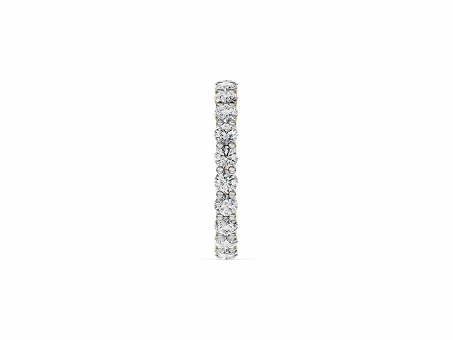 14 krt. geel gouden ring met diamant 2,46 crt. - afbeelding 10 van  11