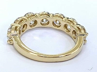 14 krt. geel gouden ring met diamant 3,39 crt. - afbeelding 3 van  5