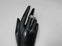14 krt. geel gouden ring met diamant 3,51 crt. - afbeelding 3 van  11