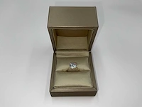 14 krt. geel gouden ring met diamant 3,51 crt. - afbeelding 1 van  11