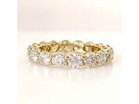 14 krt. geel gouden ring met diamant 4,57 naturel - afbeelding 8 van  8