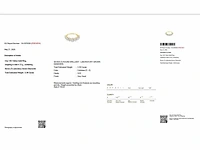 14 krt. geel gouden ring met diamanten 3,39 crt. - afbeelding 2 van  5