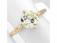 14 krt geel gouden ring met natuurlijke diamant 1,01 crt