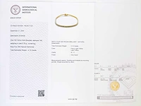 14 krt geel gouden tennis armband met natuurlijke diamant 4,10 crt - afbeelding 2 van  7