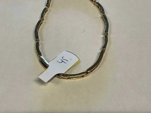 14 krt geelgouden armband - afbeelding 2 van  3