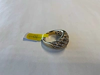 14 krt geelgouden bolle ring - afbeelding 2 van  4