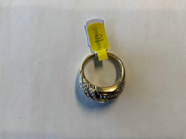 14 krt geelgouden bolle ring - afbeelding 4 van  4