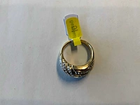 14 krt geelgouden bolle ring - afbeelding 4 van  4
