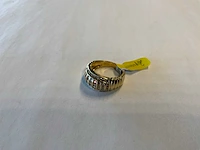 14 krt geelgouden bolle ring - afbeelding 1 van  4