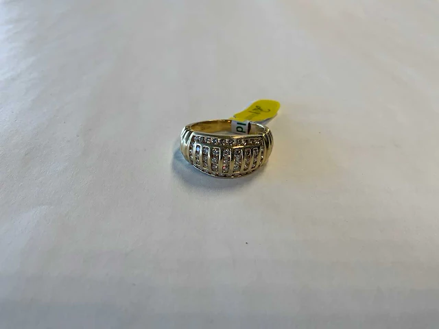 14 krt geelgouden bolle ring - afbeelding 3 van  4