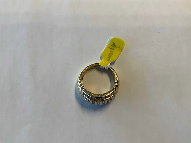 14 krt geelgouden bolle ring - afbeelding 4 van  4