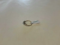 14 krt geelgouden en zilveren rozetring ring - afbeelding 2 van  3