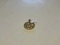 14 krt geelgouden hanger - afbeelding 1 van  2