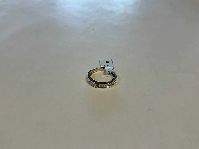 14 krt geelgouden ring - afbeelding 1 van  3